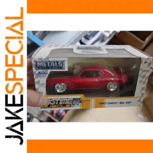 1957 Chevy Bel Air Diecast Model Car Red