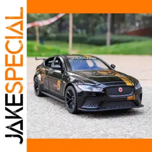 1:32 Scale Black Jaguar Sports Car Model
