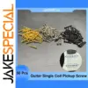 50 Pieces Guitar Pickup Height Adjusting Screws