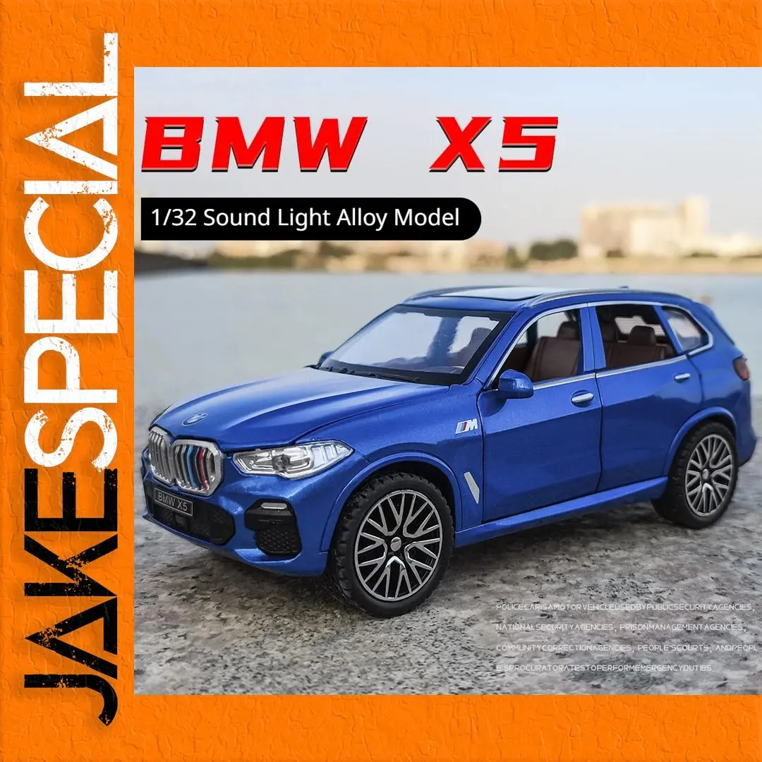 BMW X5 1:32 Diecast Model with Sound Lights 1 BMW X5 1:32 Diecast Model with Sound Lights