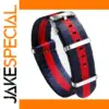Nylon Watch Band SC-Nylon 20mm 22mm Red Blue