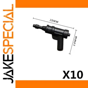 Matte Black Toy Gun Accessory for Building Blocks