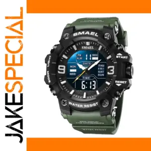 SMAEL 8049 Digital Sports Watch in Green