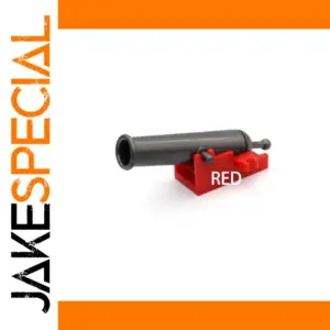 Black Miniature Toy Cannon Building Block Accessory