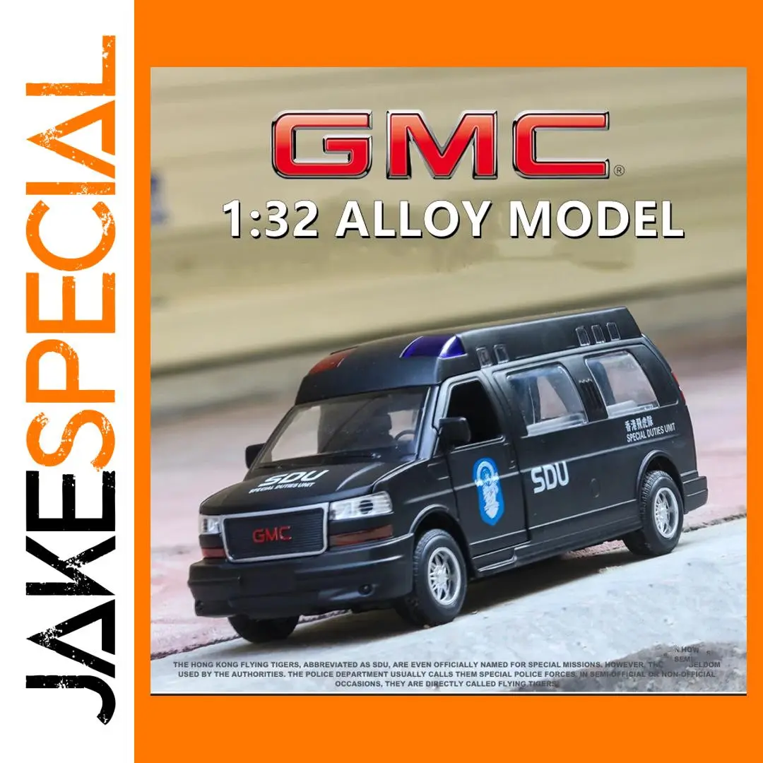 1:32 GMC Savana Police Diecast Model Vehicle 1 1:32 GMC Savana Police Diecast Model Vehicle