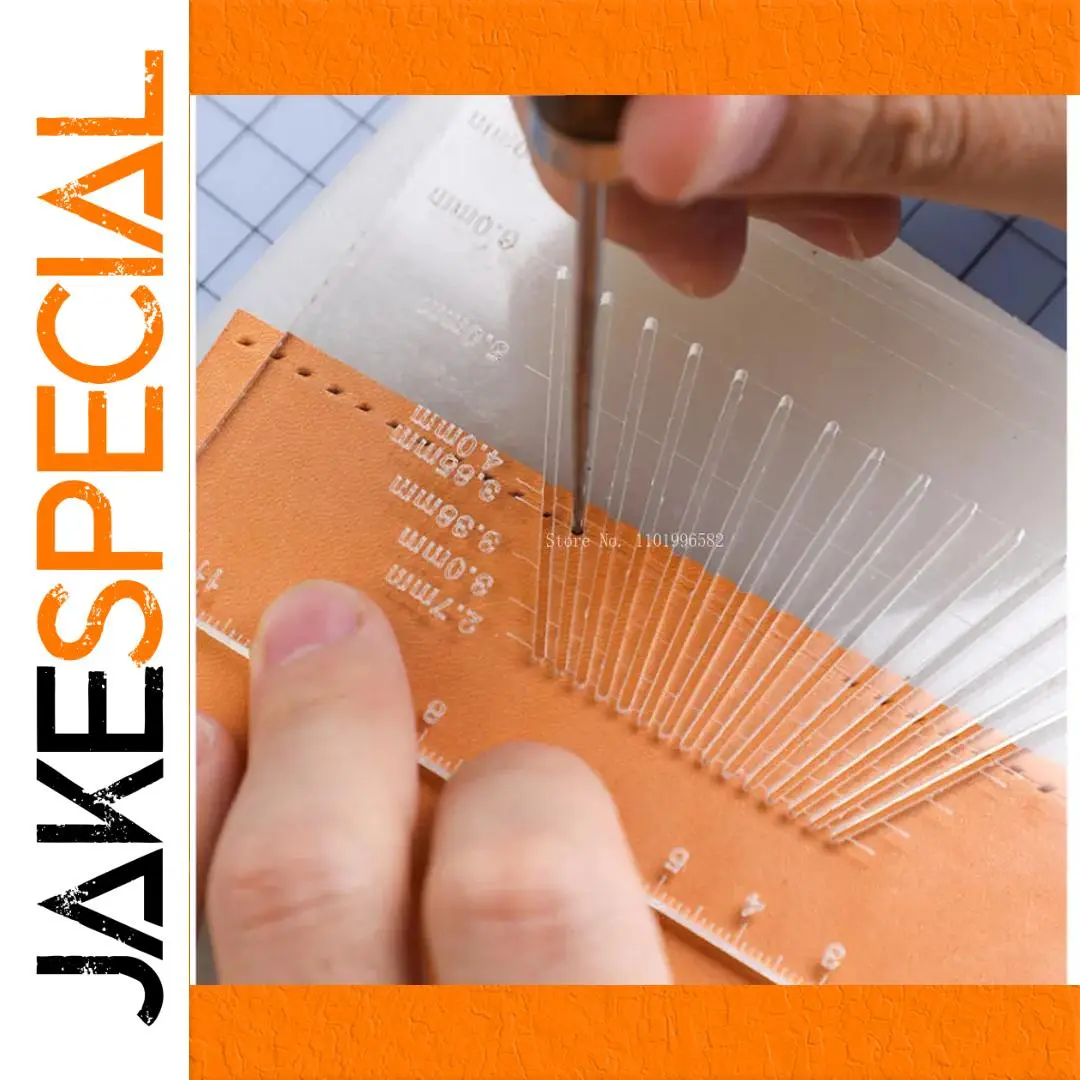 Leather Cutting Hole Position Adjustment Ruler 1 Leather Cutting Hole Position Adjustment Ruler