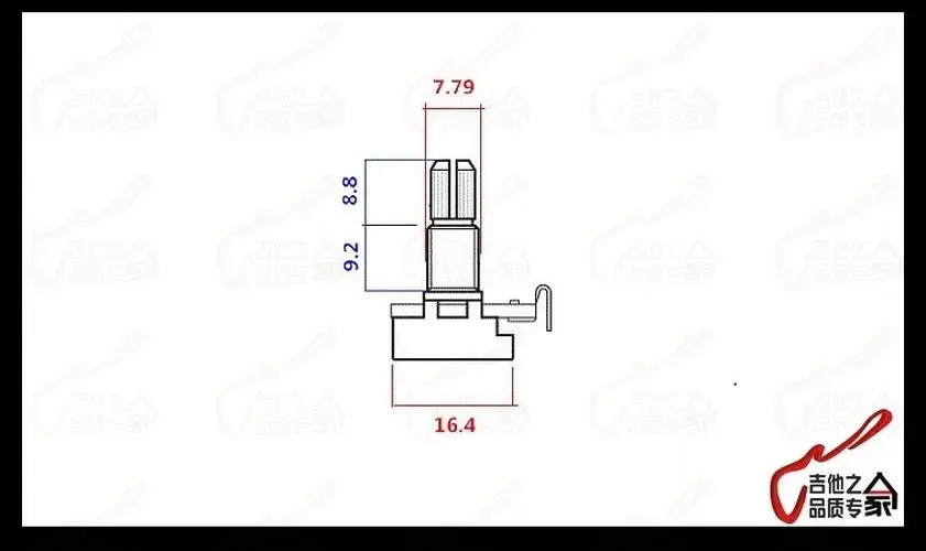 Electric Guitar Wiring Harness with 3 Pots 6 Electric Guitar Wiring Harness with 3 Pots - Image 6