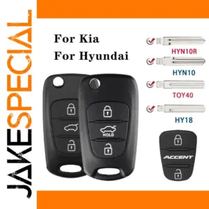 Kia Hyundai Flip Remote Car Key Shells