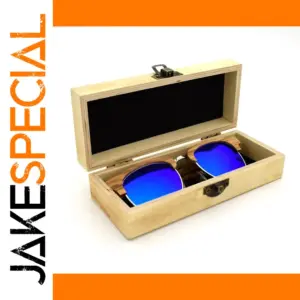 Bamboo Sunglasses Storage Display Case Holder
