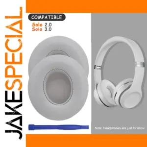 Light Gray Earpads for Beats Solo 2 3