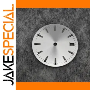 28.5mm Silver Watch Dial for NH35/36/4R/7S