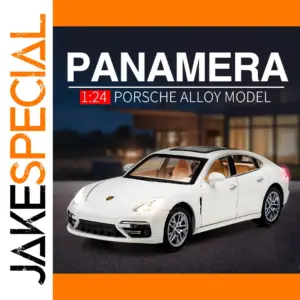 1:24 White Porsche Panamera Diecast Model Car
