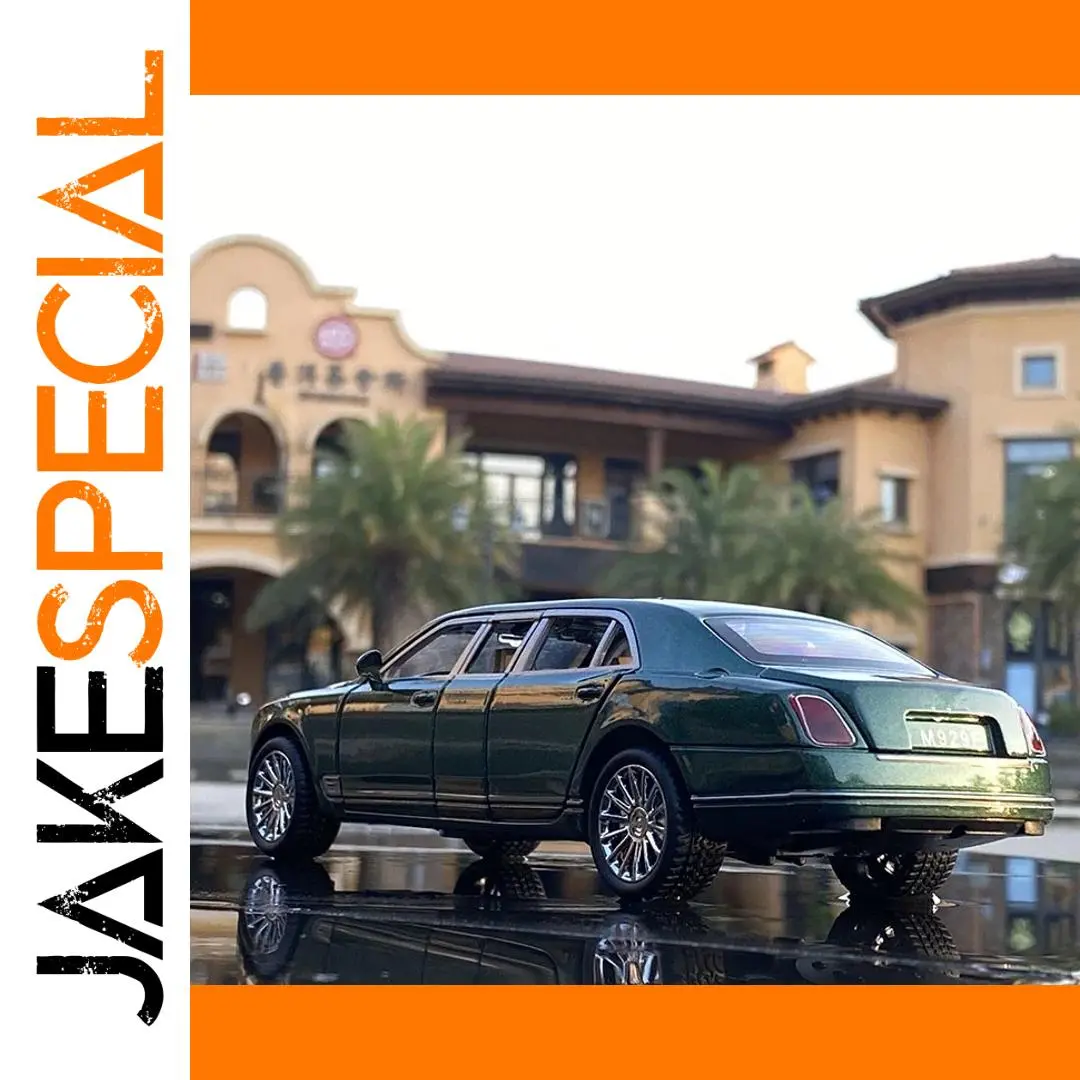 1:24 Mulsanne Diecast Model Dark Green Luxury Car 1 1:24 Mulsanne Diecast Model Dark Green Luxury Car