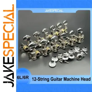 6R6L Stainless Steel Tuning Pegs for Guitars