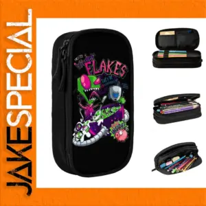 Invader Zim Cartoon Pencil Case with Zipper