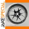Glossy Black 1/5 Scale BBS Wheel Hub Model
