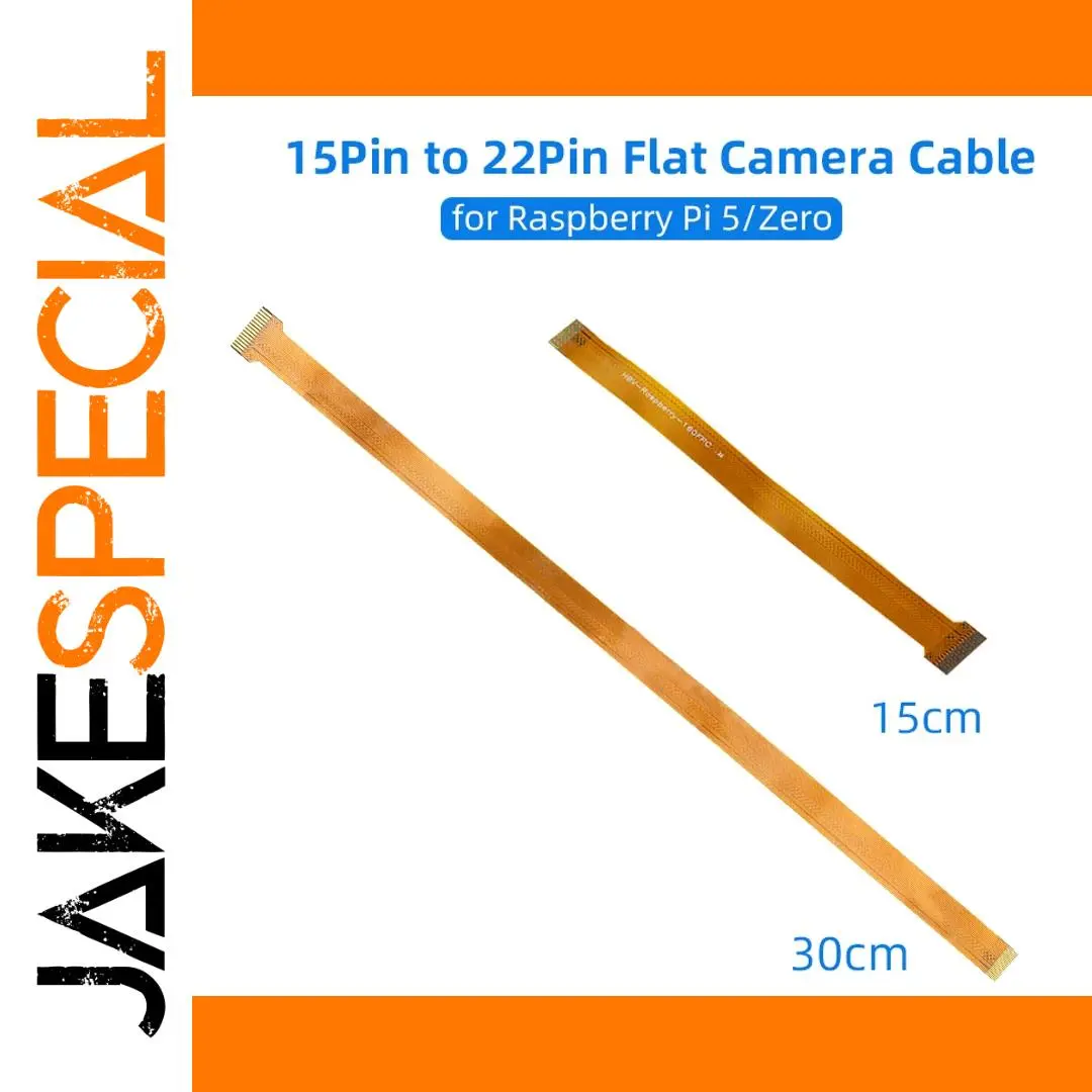 Raspberry Pi 5/Zero Camera Cable FFC 15/30cm 1 Raspberry Pi 5/Zero Camera Cable FFC 15/30cm