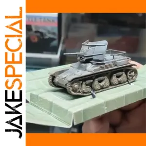 1/72 Scale German 37mm Tracked Tank Model