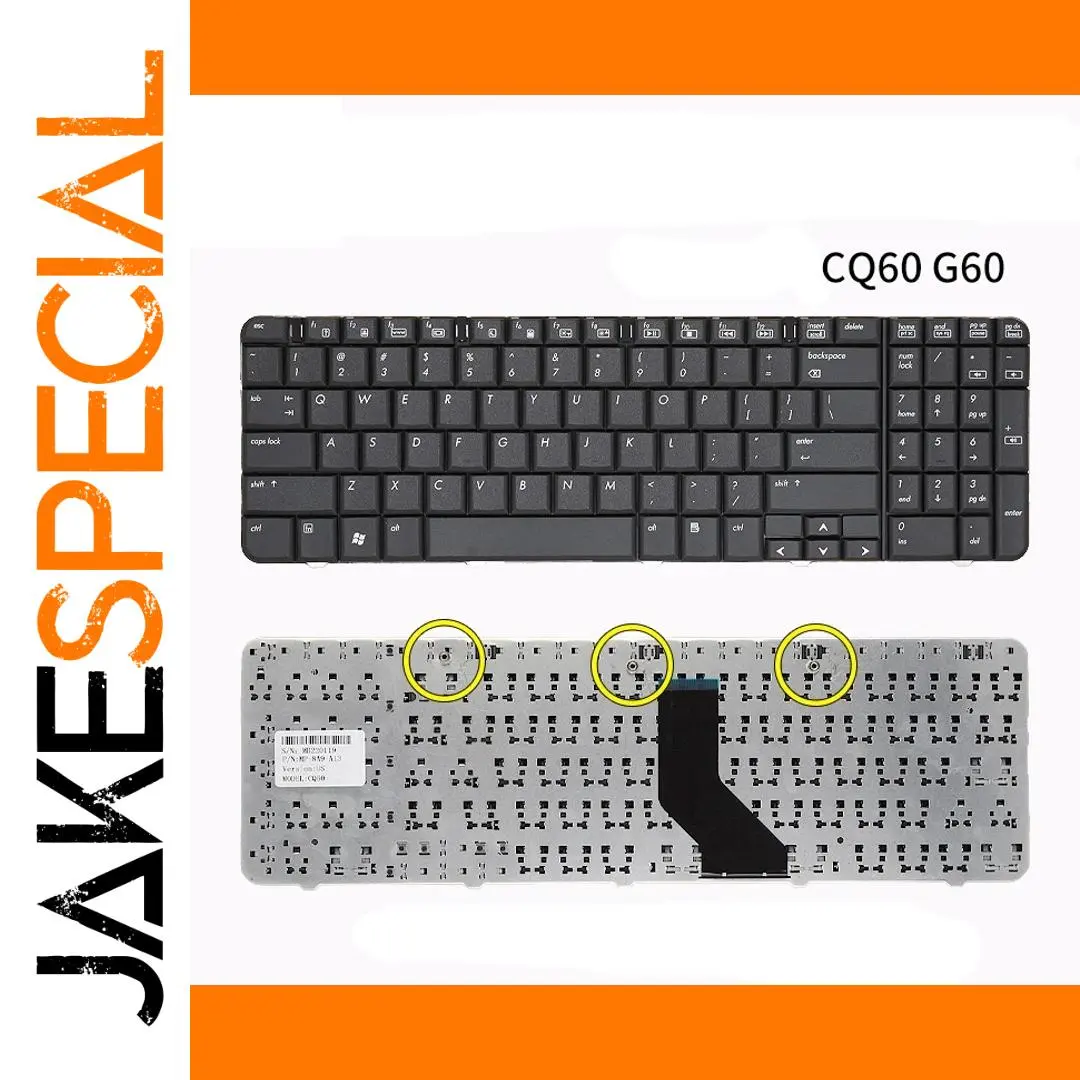HP Compaq Keyboard for CQ40 CQ41 CQ60 G60 1 HP Compaq Keyboard for CQ40 CQ41 CQ60 G60