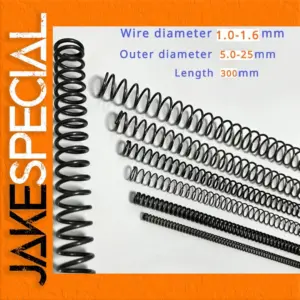 Compression Springs Set - 2 Durable Steel Springs