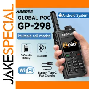 ABBREE GP-298 Walkie Talkie with 5000 mAh Battery