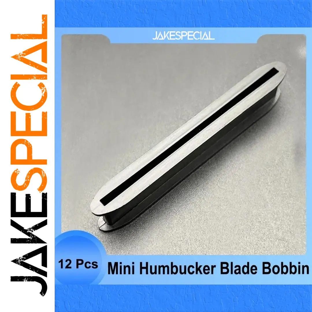 Black Spike Pickup Bobbins Set for Guitars 1 Black Spike Pickup Bobbins Set for Guitars