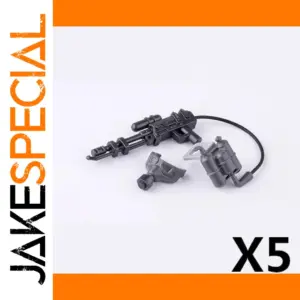 Military Minifigure Accessories Set with AKM Gun