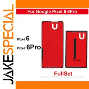 Red Adhesive Back Cover Stickers for Pixel 6 Pro