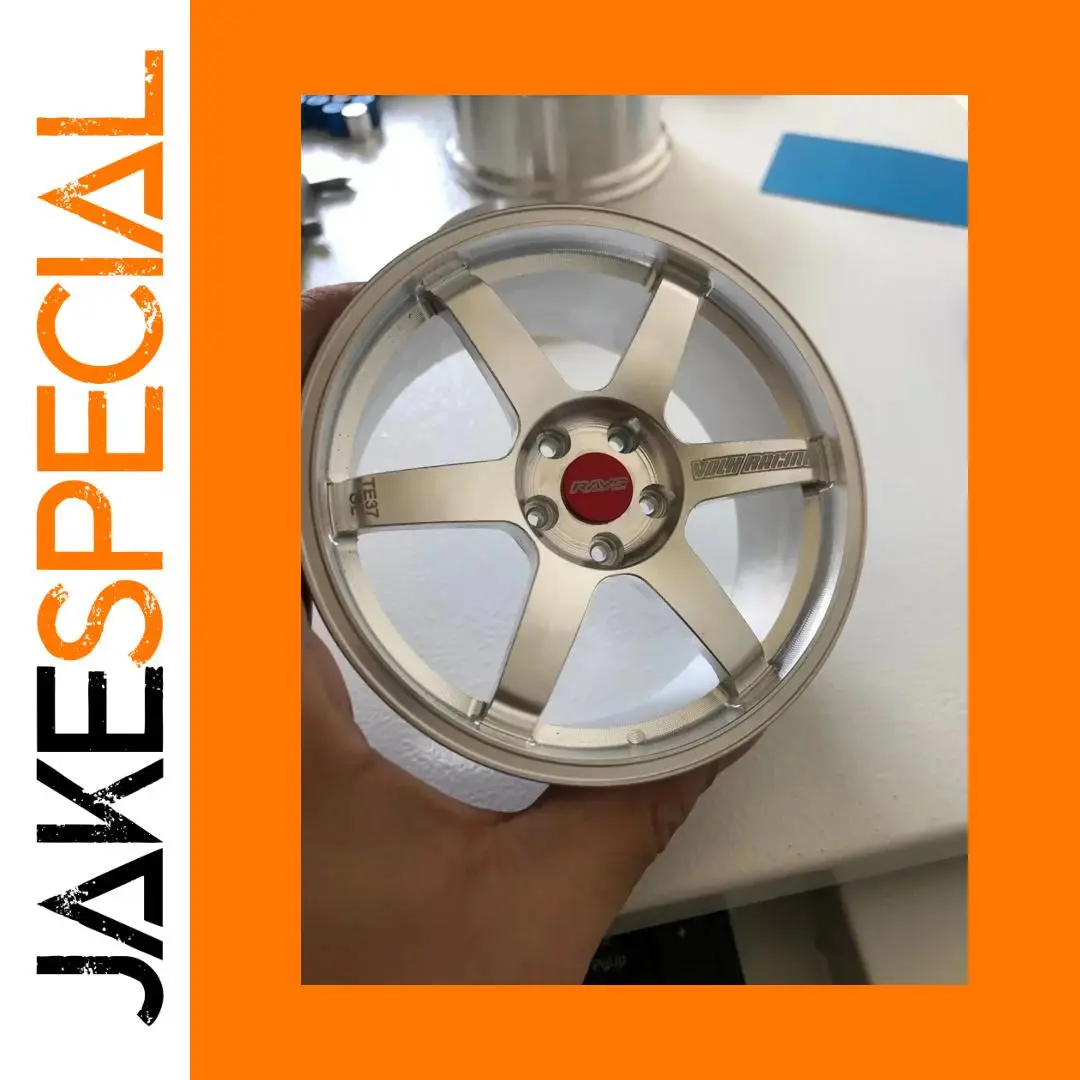 RAYS TE37 Aluminum Alloy Model Car Wheel 1:5 1 RAYS TE37 Aluminum Alloy Model Car Wheel 1:5