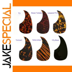 Custom Acoustic Guitar Pickguard Teardrop Shape