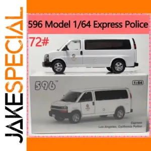 1/64 Scale WELLY Express Police Diecast Car