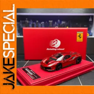 1:64 Scale Red Resin Miniature Car Model