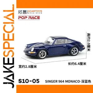 1:64 Scale Porsche Singer 964 Targa Diecast Model