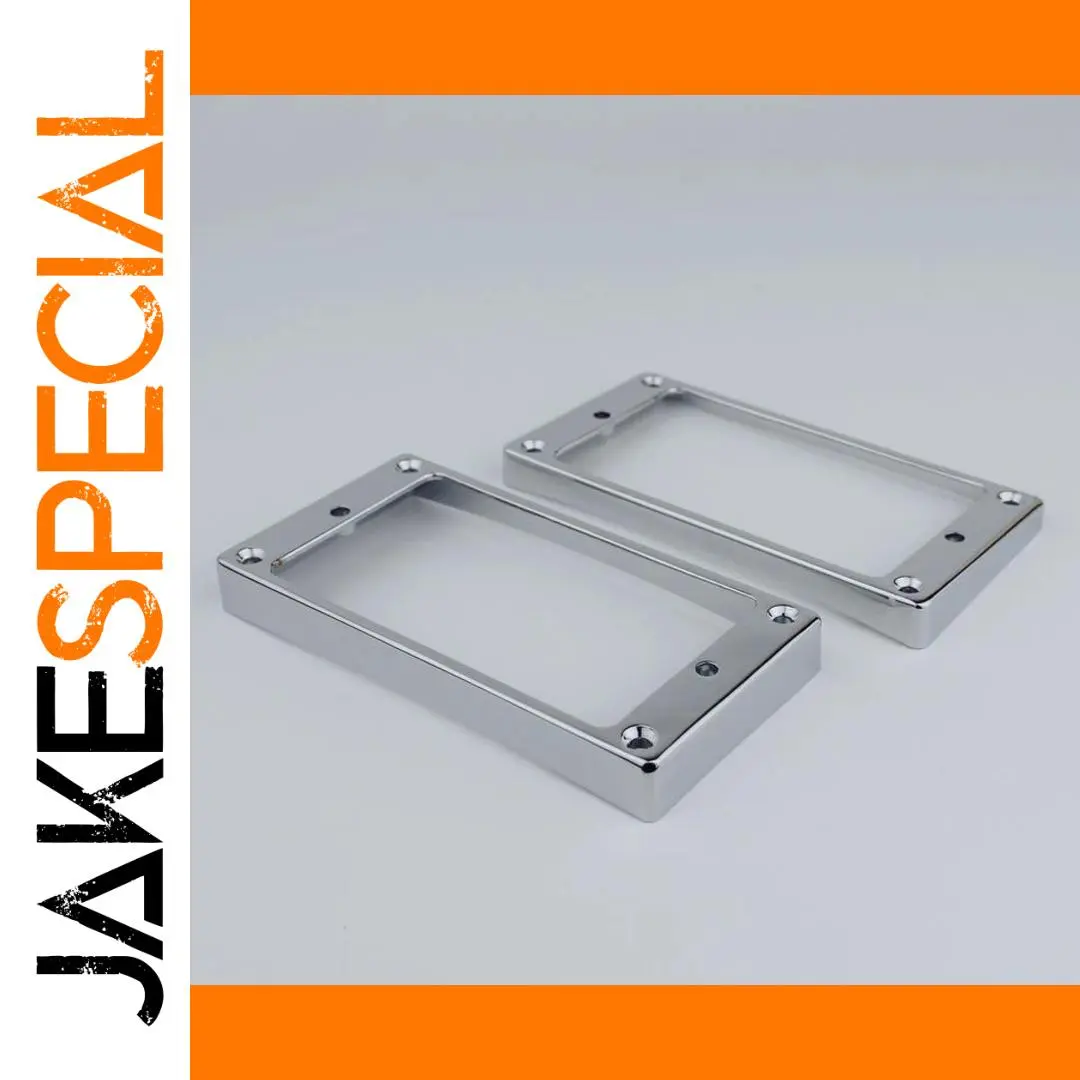 Curved Bottom Metal Humbucker Pickup Rings 1 Curved Bottom Metal Humbucker Pickup Rings