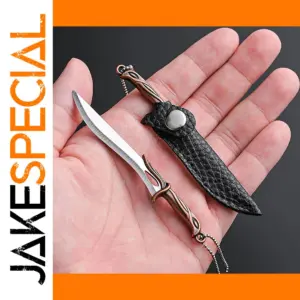 Mini Stainless Steel Keychain Knife 9cm