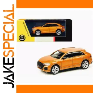 1:64 Scale Orange RS Q8 SUV Diecast Model