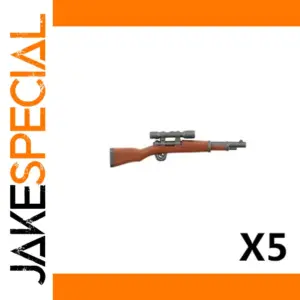 Military Rifle Building Block Accessory Set x5