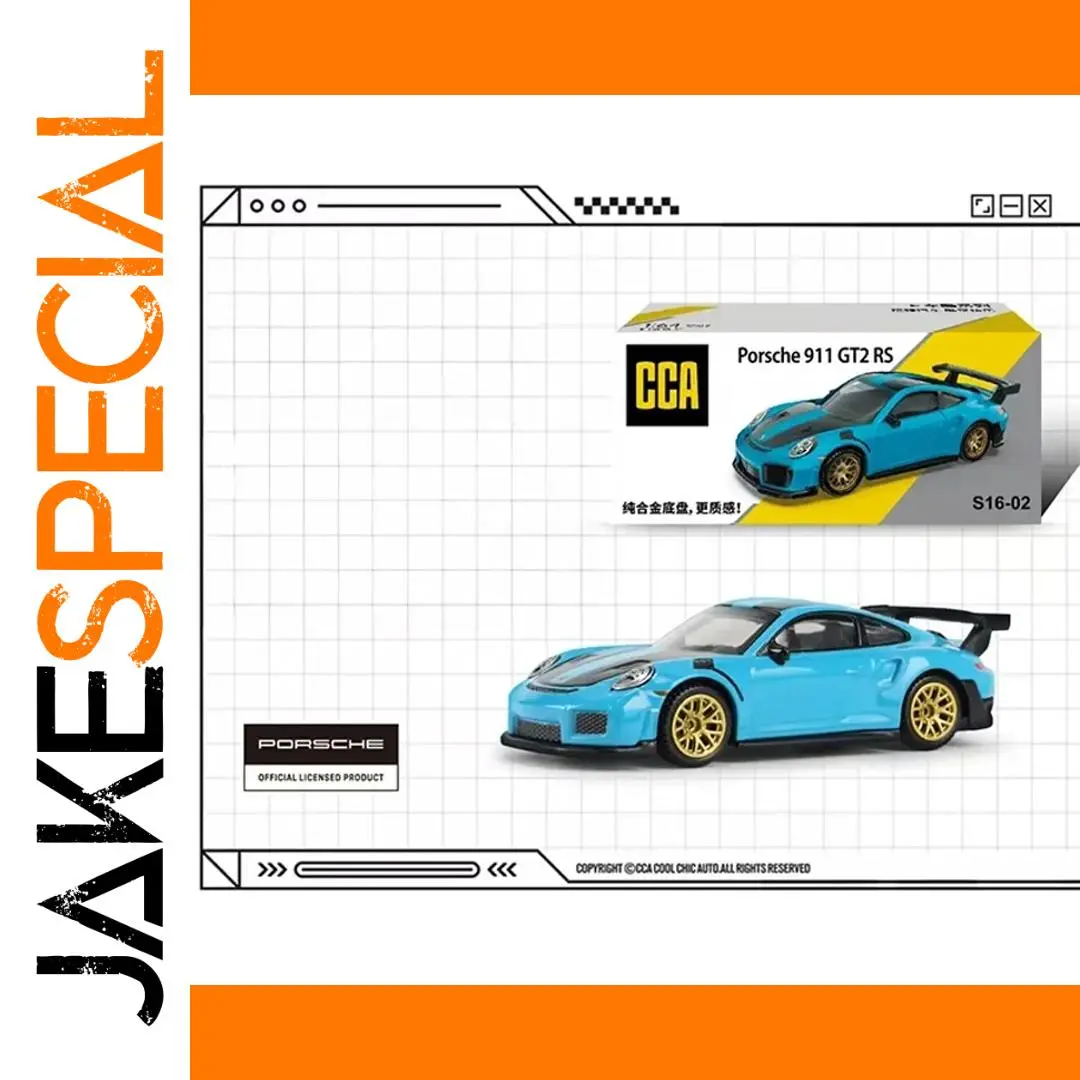 CCA 1:64 Porsche 911 GT2 RS Diecast Model Car 1 CCA 1:64 Porsche 911 GT2 RS Diecast Model Car