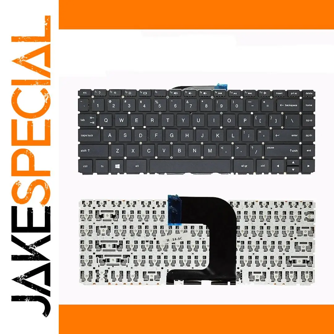 HP 14-AC 14-AD Replacement Black Keyboard 1 HP 14-AC 14-AD Replacement Black Keyboard