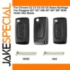 Flip Remote Key Shells for Citroen Peugeot