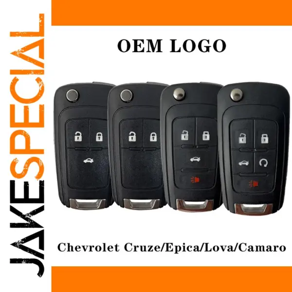 Chevrolet Remote Flip Key Shell for 2010-2013 Models