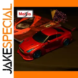 Maisto 1:24 Red 2009 Nissan GTR Diecast Model