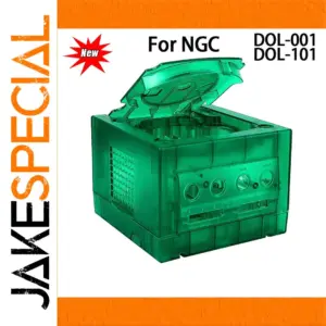 Transparent Green Shell Case for GameCube