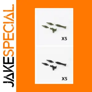 Military-Themed Minifigure Accessories Set of 10
