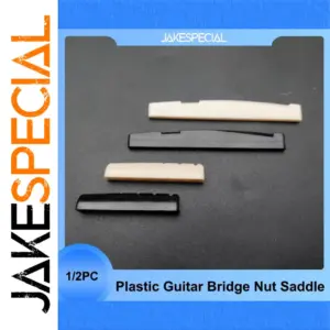6-String Acoustic Guitar Bridge Nut and Saddle Set