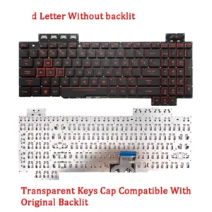 ASUS Flying Fortress Replacement Keyboard Black Red 10 e73e57ef808b499b no logo