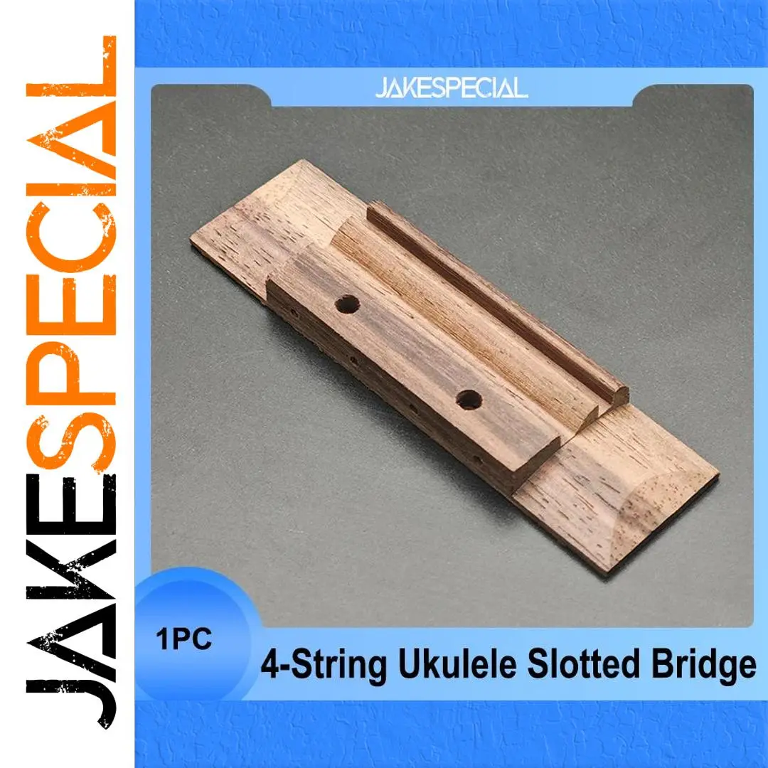 Rosewood Bridge for 4-String Ukuleles 1 Rosewood Bridge for 4-String Ukuleles