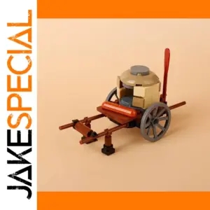 Medieval Cart Minifigure Accessory Model