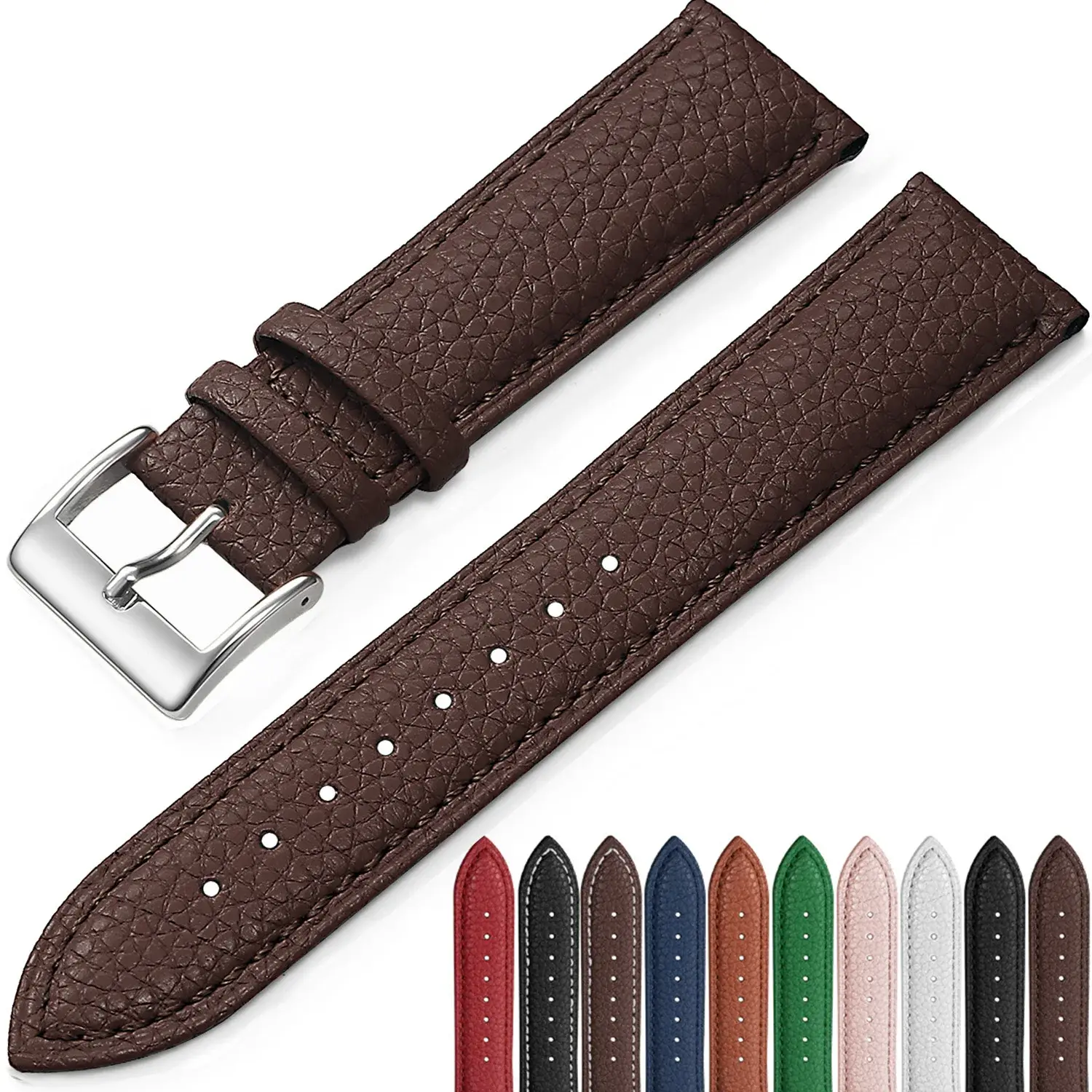 Genuine Leather Watch Band for All Sizes 2 Genuine Leather Watch Band for All Sizes - Image 2