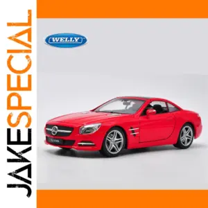 WELLY 1:24 Scale Red Mercedes-Benz SL500 Model